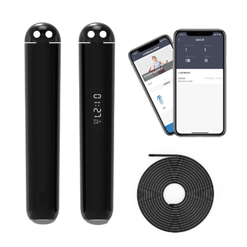 Corde de saut intelligente avec logo APP personnalisé Corde de saut numérique Vitesse de remise en forme Calorie de comptage