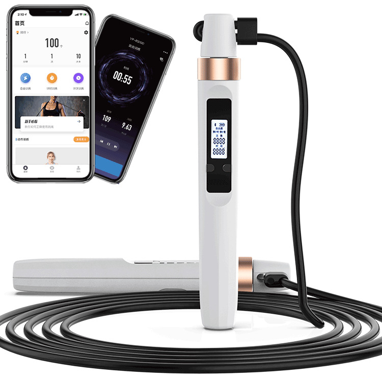Cable d'acier réglable supportant la corde de saut Smart Sports Home Fitness Counter