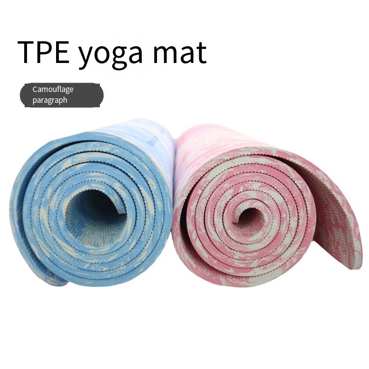 Logo personnalisé TPE Yoga et Pilates Mat par Urich Modèle EG0146 Couleur rose 173cm Longueur