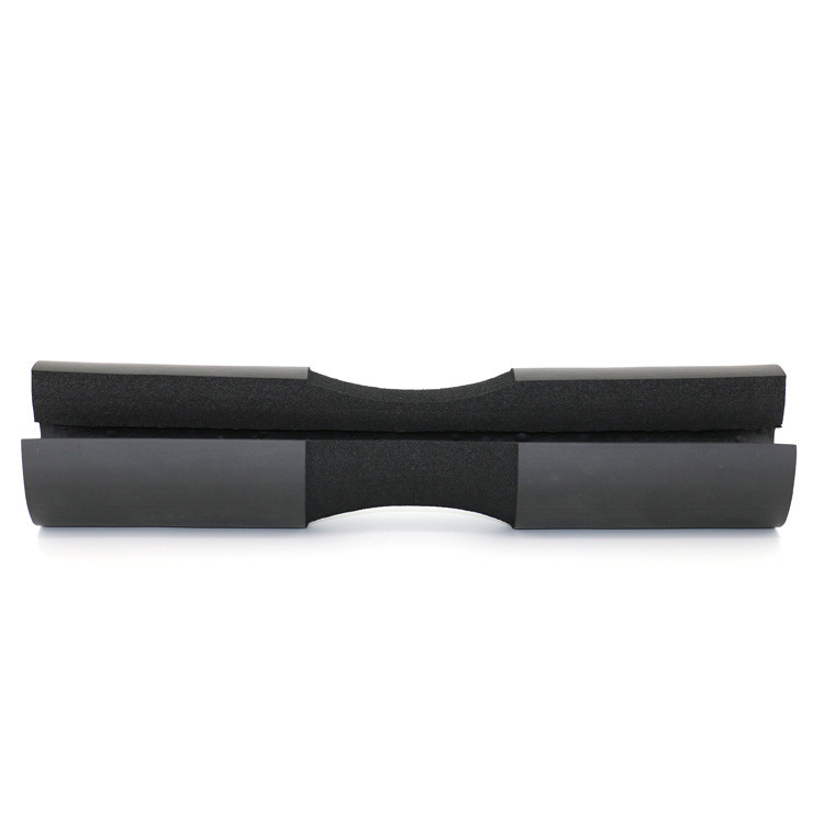 De haute qualité haute densité de levage de poids protection Barbell mousse mousse en forme ergonomique Noir rouge protection épaule