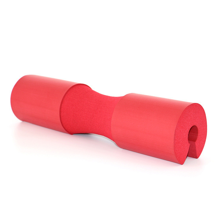De haute qualité haute densité de levage de poids protection Barbell mousse mousse en forme ergonomique Noir rouge protection épaule