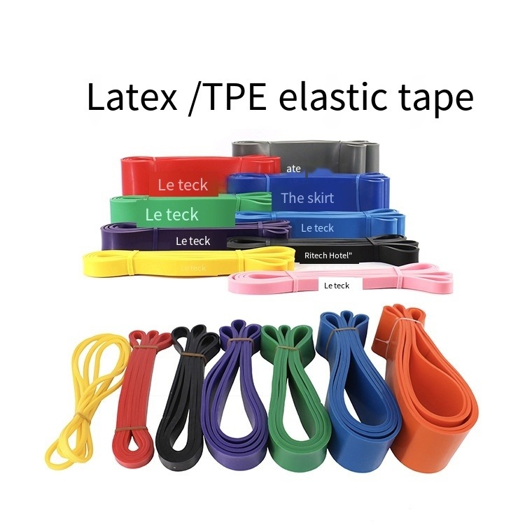 Bandes personnalisées Elastique de remise en forme de la force de l' entraînement de la tension Bandes de résistance à l' entraînement