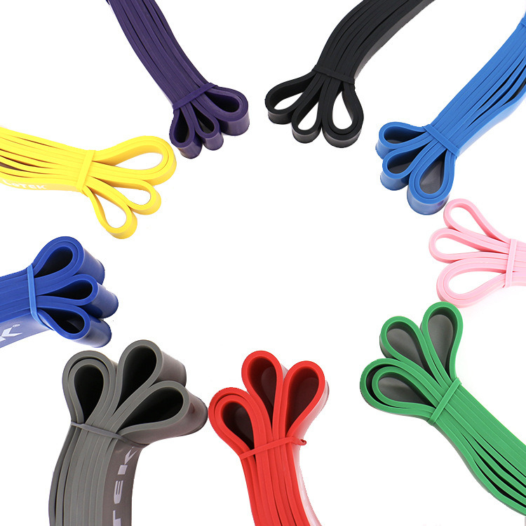 Bandes élastiques Bandes de remise en forme en boucle en tirant la corde Tension de la poitrine Accessoires d'exercice à domicile Bandes de résistance