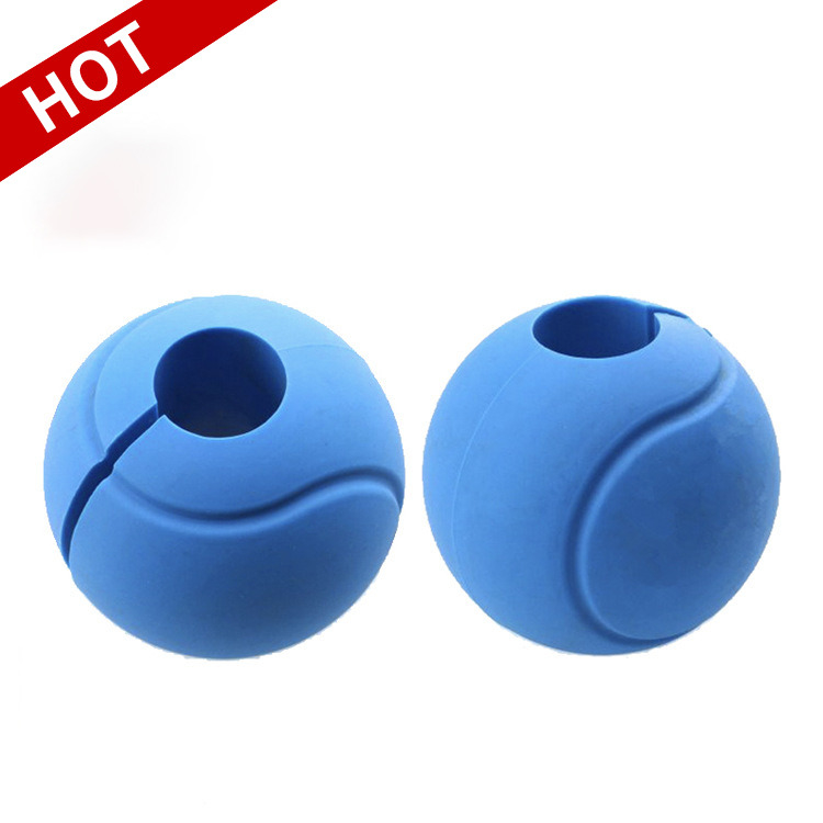 Embout de barbelles en mousse en relief pour l' entraînement en force avec les poignées de haltères en gel de silice antidérapant