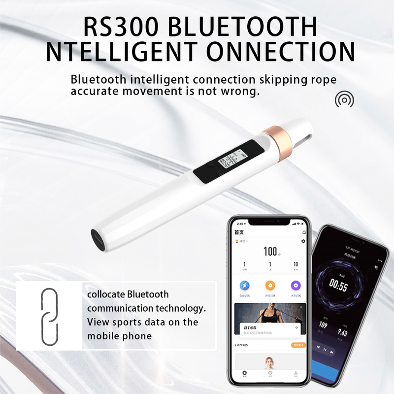 APP Bluetooth intelligente Compteur Saut à la corde Famille Compteur précis Entraînement à brûler les graisses pour perdre du poids